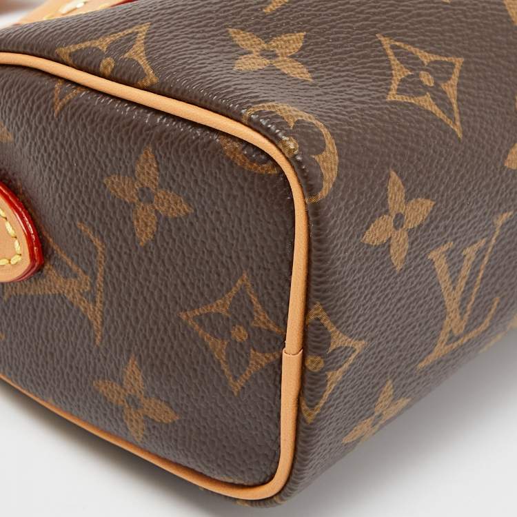 Pre Owned Louis Vuitton Monogram Canvas Speedy Nano Bag