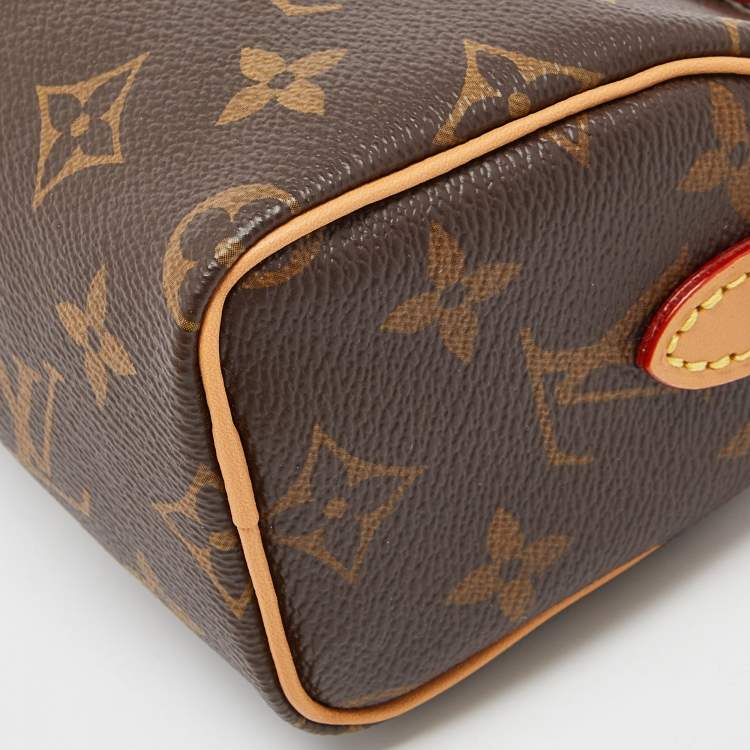 Pre Owned Louis Vuitton Monogram Canvas Speedy Nano Bag