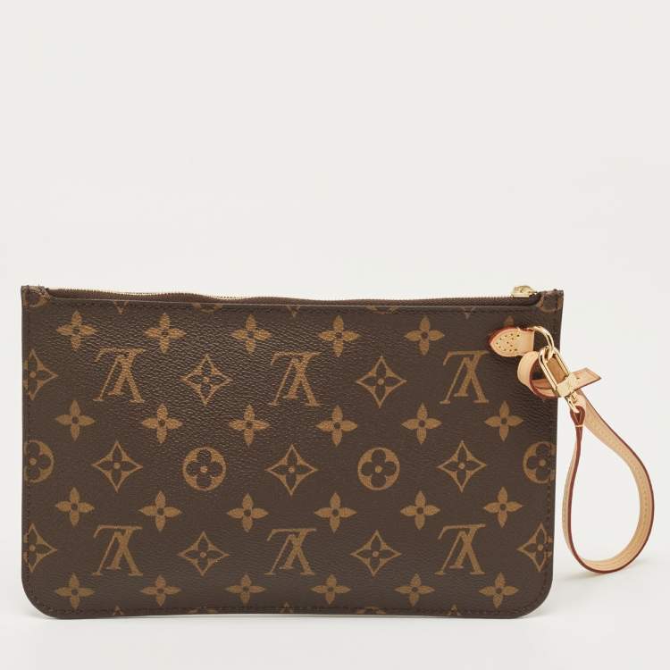 Pre Owned Louis Vuitton Monogram Neverfull MM Pouch