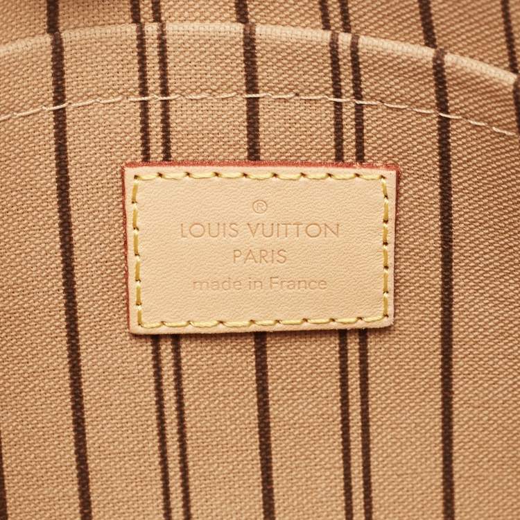 Pre Owned Louis Vuitton Monogram Neverfull MM Pouch