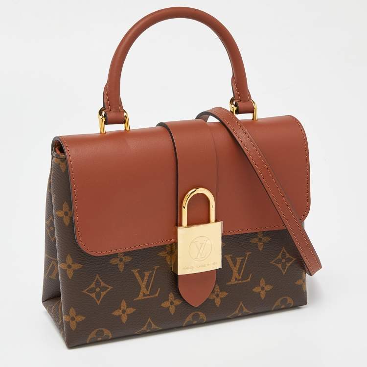 Pre Owned Louis Vuitton Caramel Monogram Canvas Locky BB Bag