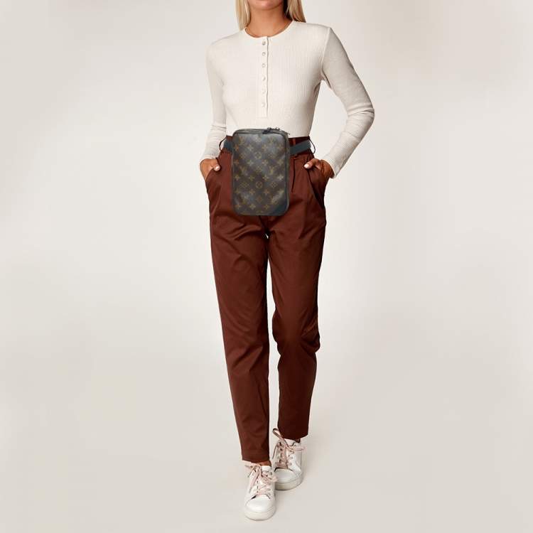 Pre Owned Louis Vuitton Brown Monogram Canvas Solar Ray Utility Waist Bag