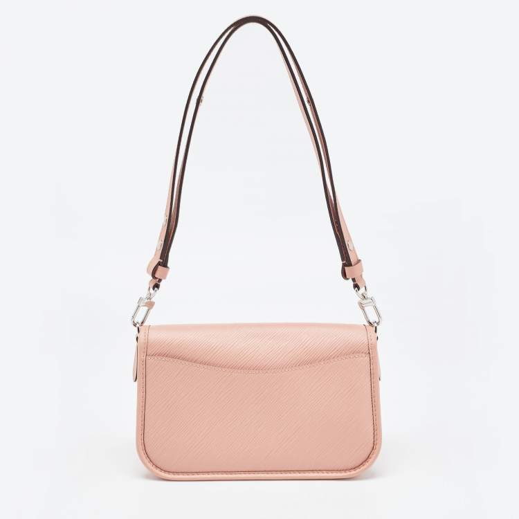 Pre Owned Louis Vuitton Rose Trianon Pink Epi Leather Buci Bag