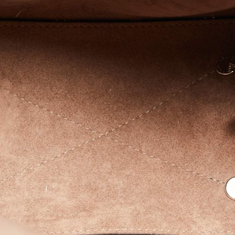 Pre Owned Louis Vuitton Gallet Monogram Mahina Leather Bella Bag