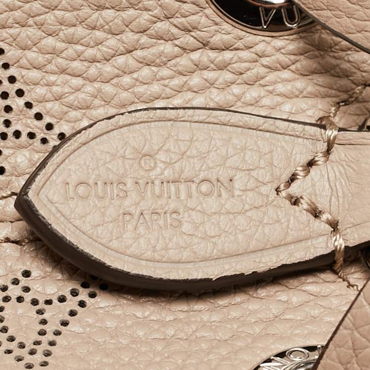 Pre Owned Louis Vuitton Gallet Monogram Mahina Leather Bella Bag