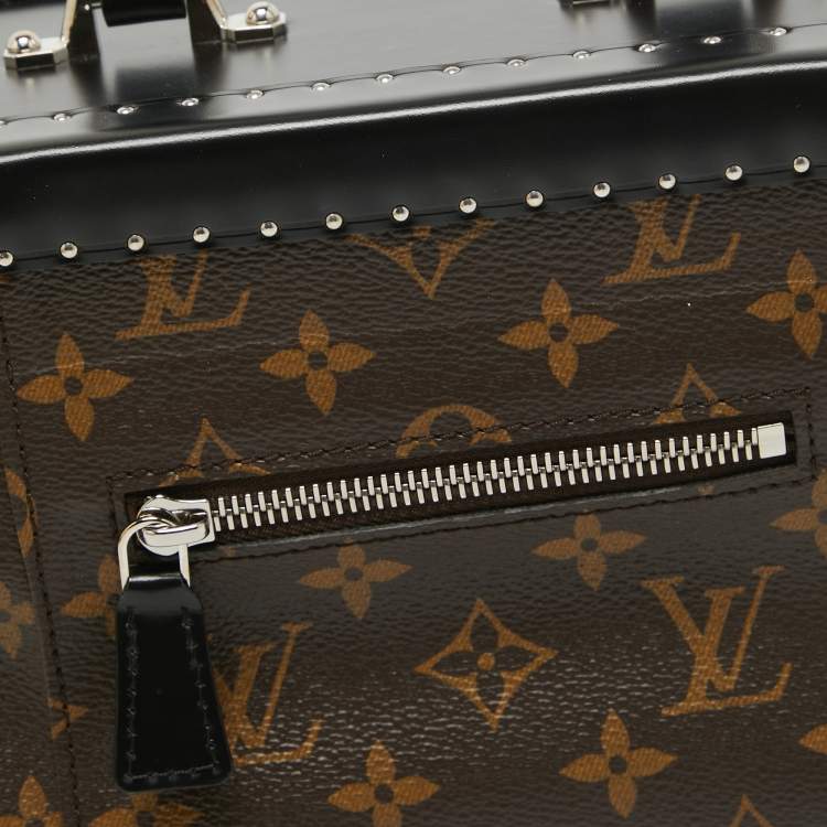 Pre Owned Louis Vuitton Black Monogram Canvas City Trunk PM Bag