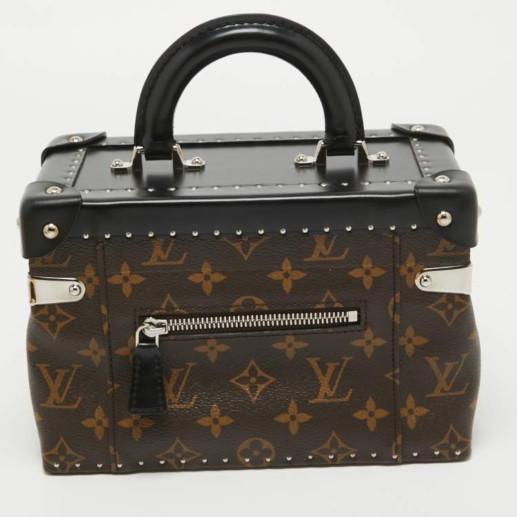 Pre Owned Louis Vuitton Black Monogram Canvas City Trunk PM Bag