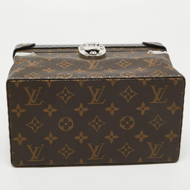 Pre Owned Louis Vuitton Black Monogram Canvas City Trunk PM Bag