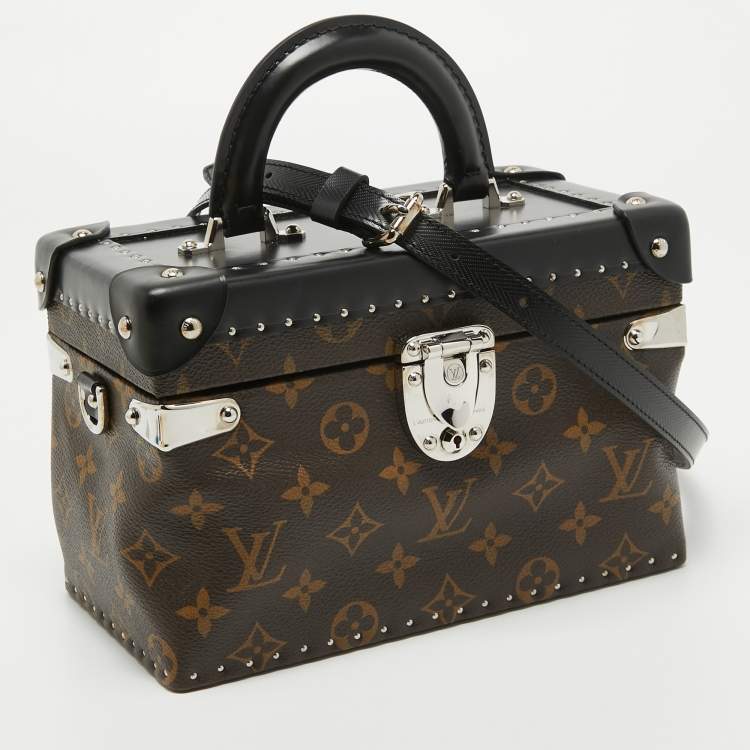 Pre Owned Louis Vuitton Black Monogram Canvas City Trunk PM Bag