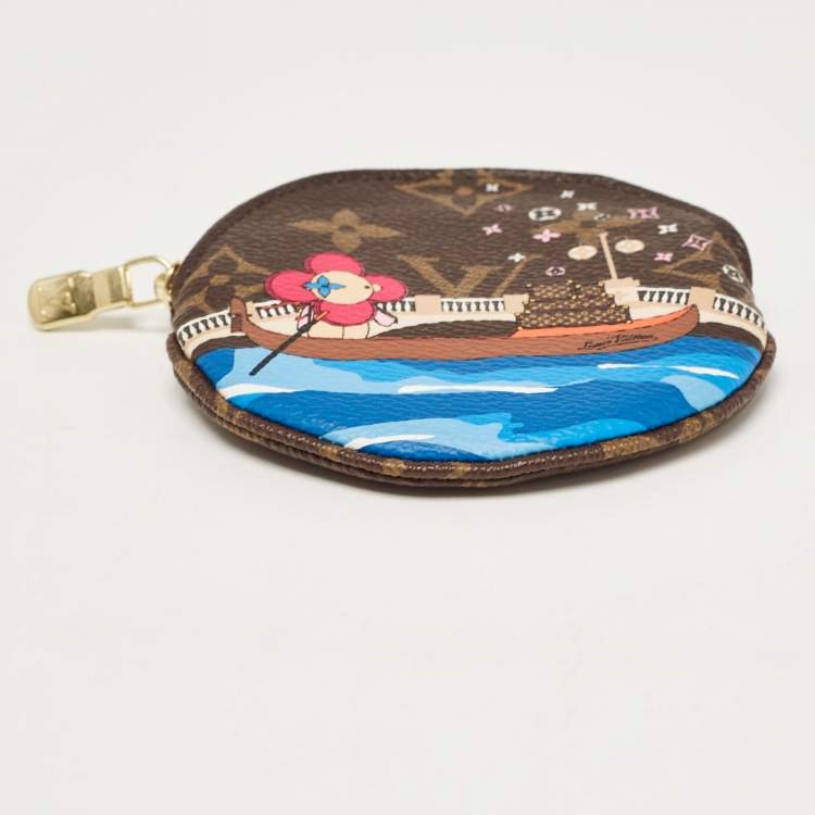 Pre Owned Louis Vuitton Monogram Canvas Christmas Vivienne Venice Coin Purse