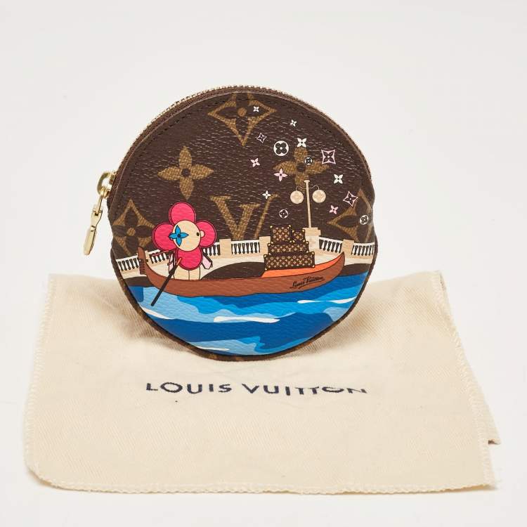 Pre Owned Louis Vuitton Monogram Canvas Christmas Vivienne Venice Coin Purse