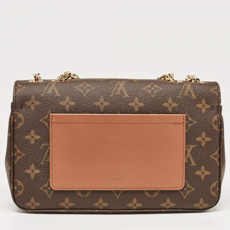 Pre Owned Louis Vuitton Caramel Monogram Canvas Marceau Bag