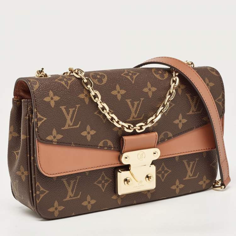 Pre Owned Louis Vuitton Caramel Monogram Canvas Marceau Bag