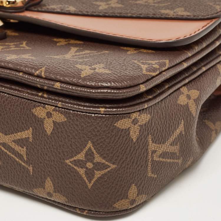 Pre Owned Louis Vuitton Caramel Monogram Canvas Marceau Bag