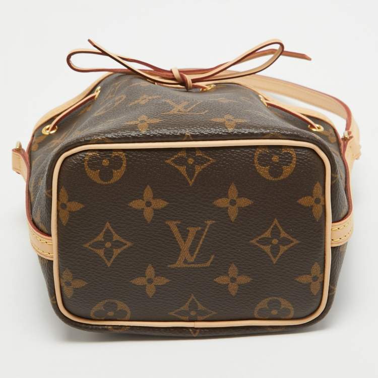 Pre Owned Louis Vuitton Monogram Canvas Nano Noe Bag