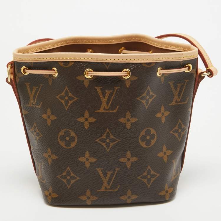 Pre Owned Louis Vuitton Monogram Canvas Nano Noe Bag