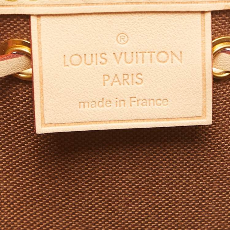 Pre Owned Louis Vuitton Monogram Canvas Nano Noe Bag