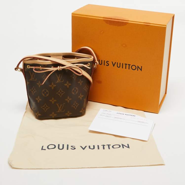 Pre Owned Louis Vuitton Monogram Canvas Nano Noe Bag