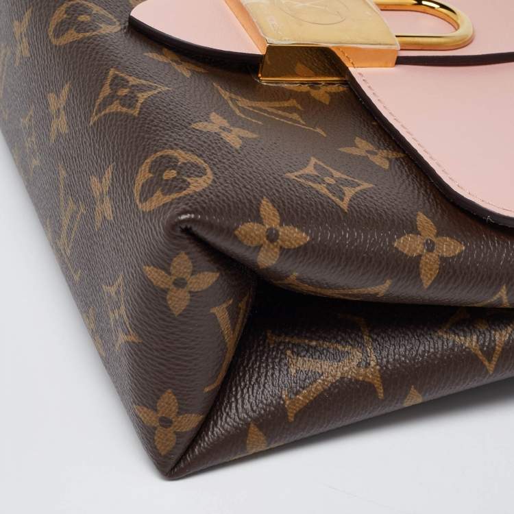 Pre Owned Louis Vuitton Rose Poudre Monogram Canvas Locky BB Bag