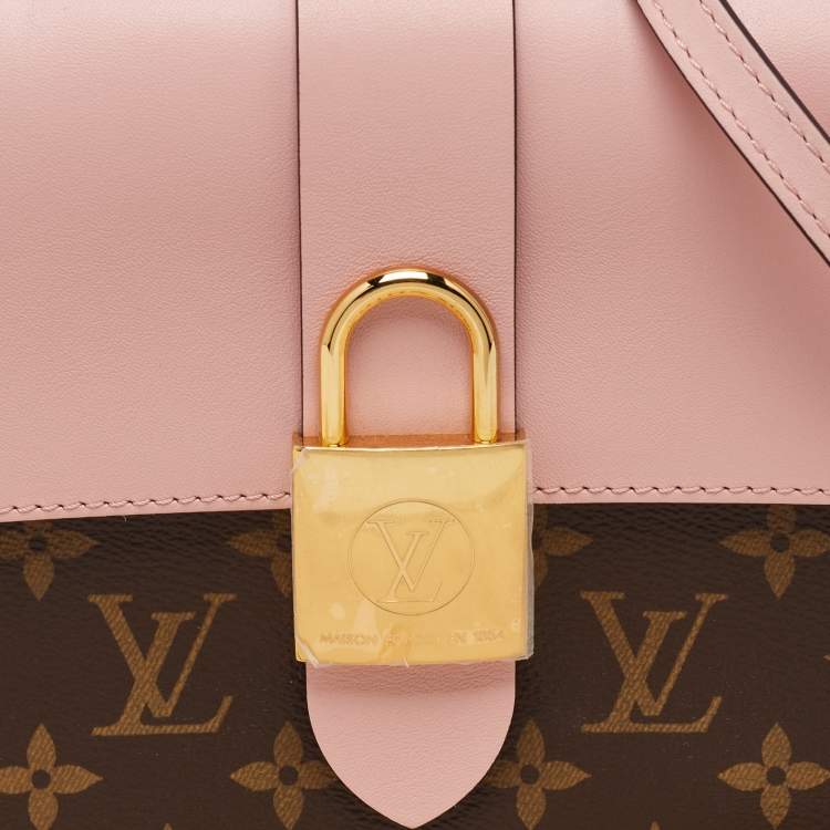 Pre Owned Louis Vuitton Rose Poudre Monogram Canvas Locky BB Bag
