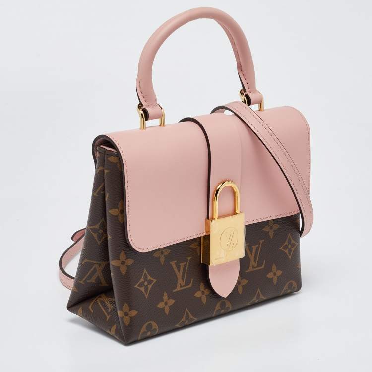 Pre Owned Louis Vuitton Rose Poudre Monogram Canvas Locky BB Bag