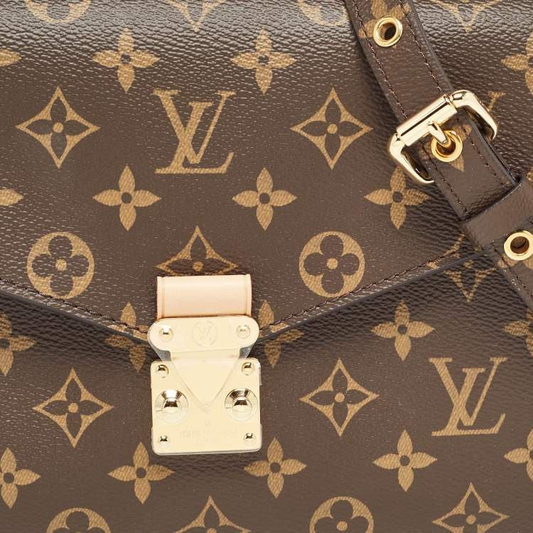 Pre Owned Louis Vuitton Monogram Canvas Pochette Metis Bag