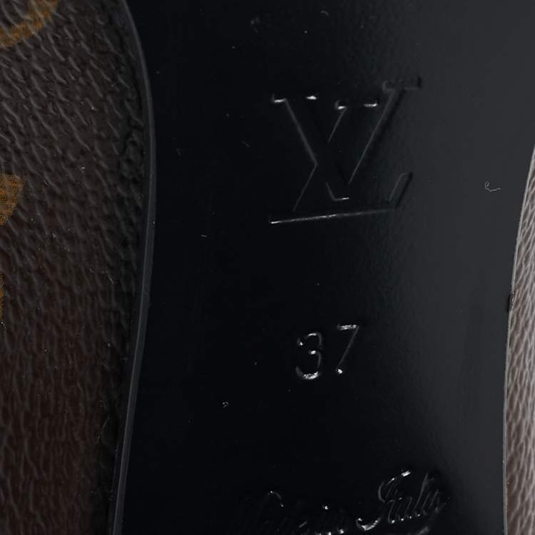 Pre Owned Louis Vuitton Monogram Canvas Star Trail Ankle Boots Size 37