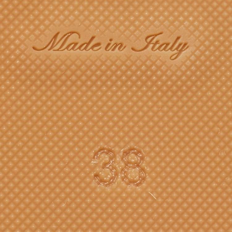 Pre Owned Louis Vuitton Blue Denim Seashore Espadrille Flats Size 38