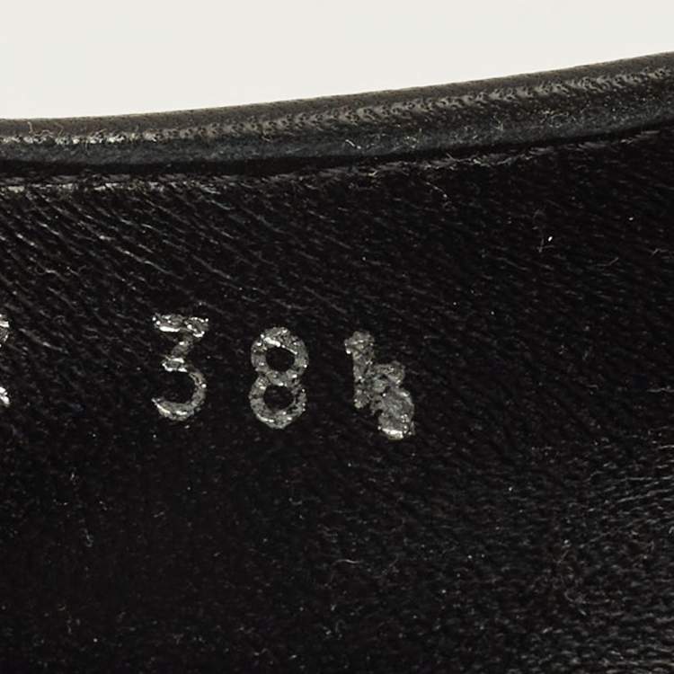 Pre Owned Louis Vuitton Archlight Size 38.5 Black/Brown Monogram Canvas and Leather Slingback Pumps