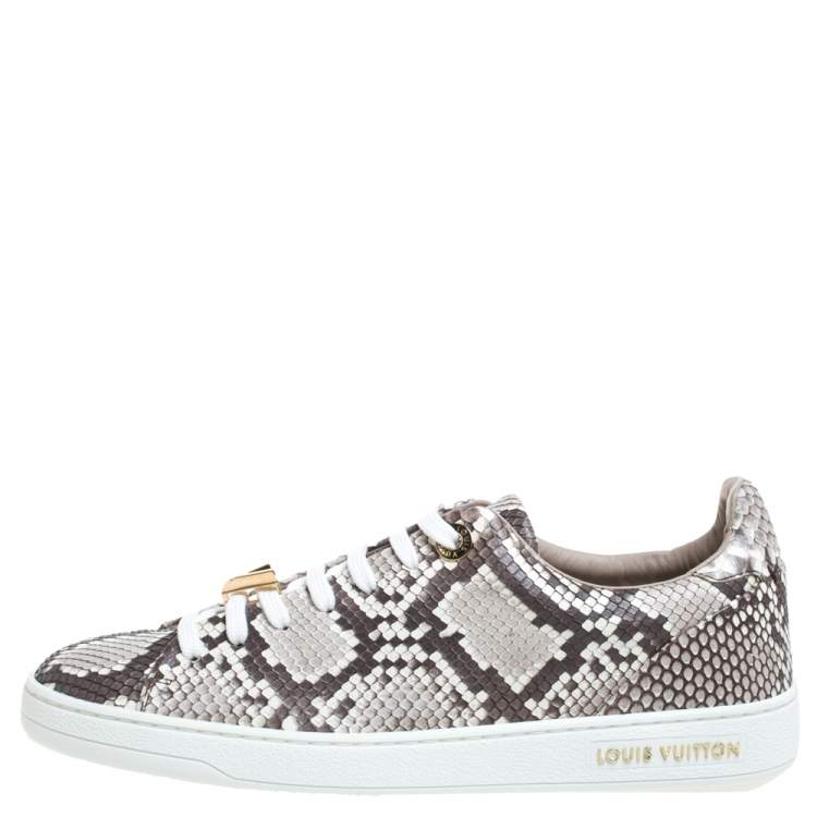 Louis Vuitton Grey/Pink Damier Azur Summer Trunks Sneakers Size 36.5 Louis  Vuitton