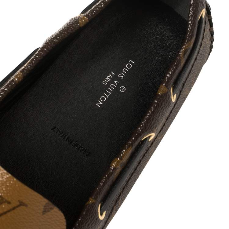مملوكة مسبقًا Louis Vuitton Brown Monogram Canvas Gloria Flat Loafers Size 39