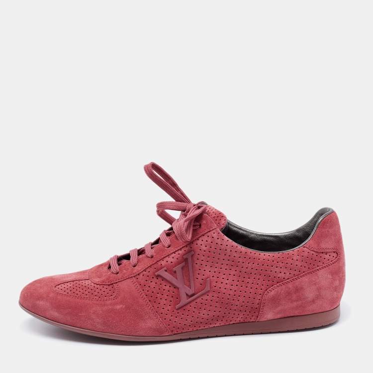 Louis Vuitton Perforated Suede Shoes
