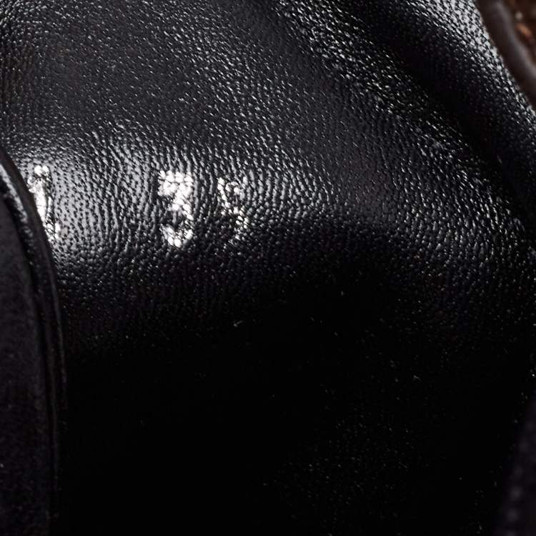 Pre Owned Louis Vuitton Brown/Black Monogram Canvas and Nylon Archlight  Sneakers Size 35