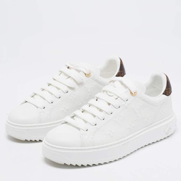louis vuitton time out sneakers white