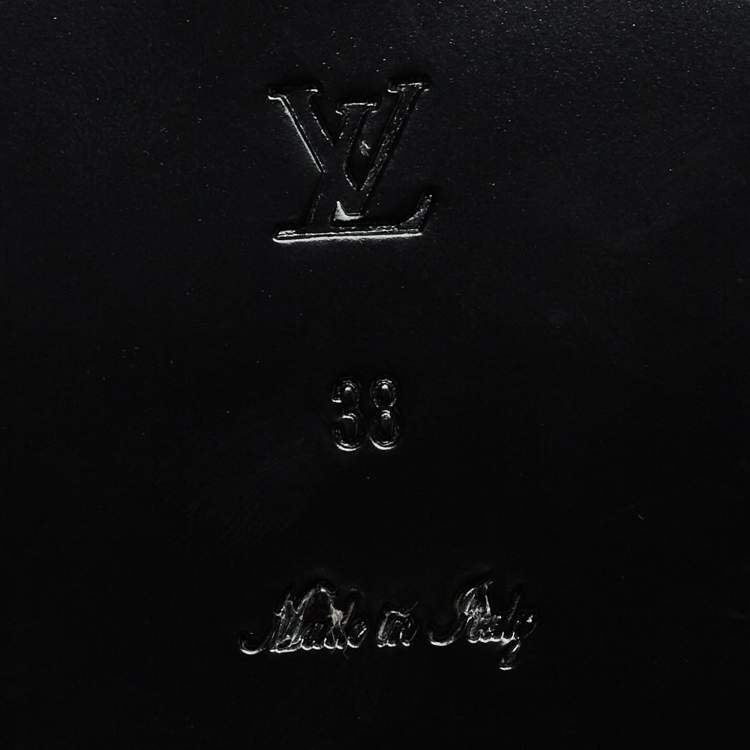 Pre Owned Louis Vuitton Brown Monogram Canvas Bom Dia Flats Size 38