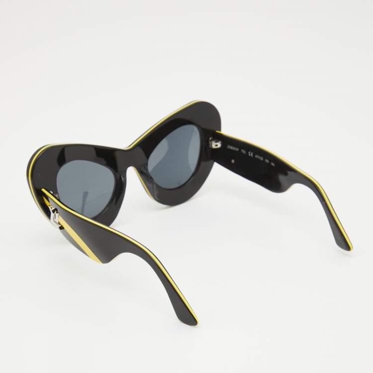 مملوكة مسبقًا Louis Vuitton Black/Yellow Z0835W Michelle Cat Eye Sunglasses