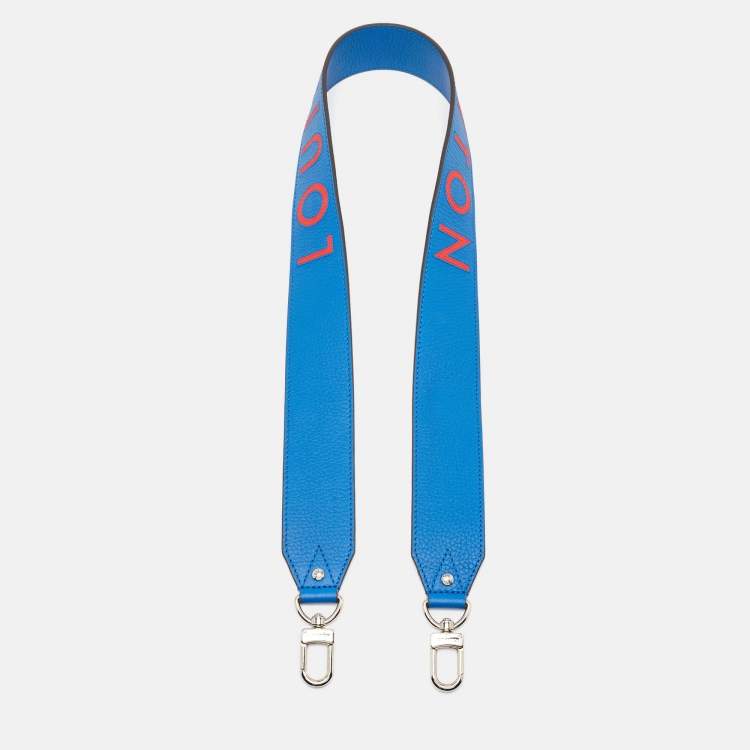 Pre Owned Louis Vuitton Blue/Red Bandoulière Shoulder Bag Strap