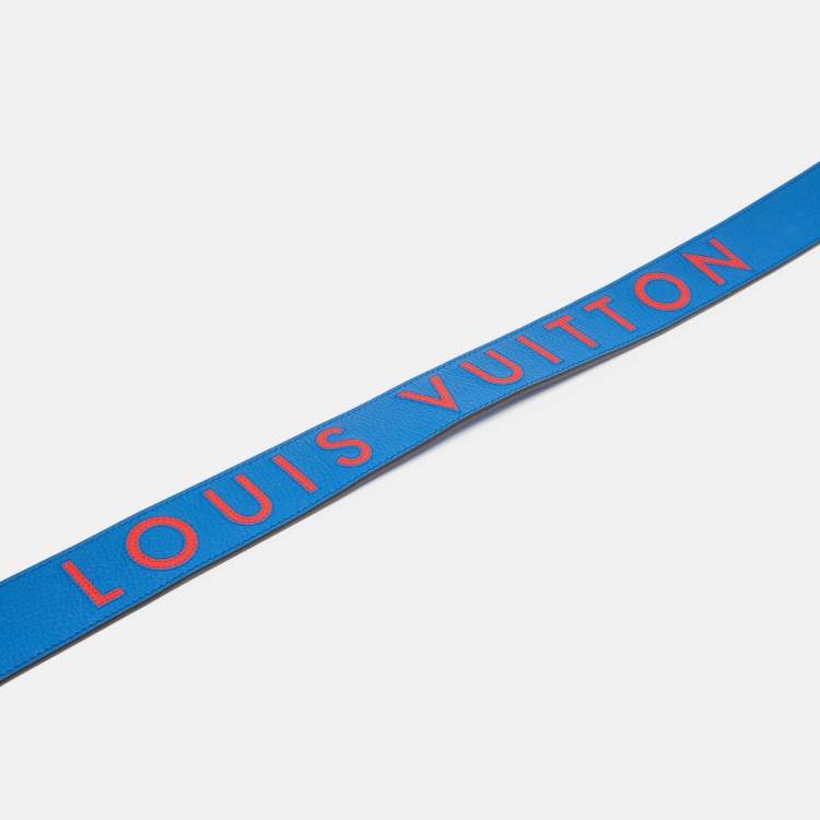 Pre Owned Louis Vuitton Blue/Red Bandoulière Shoulder Bag Strap