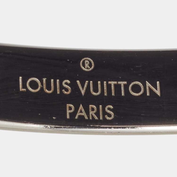 Pre Owned Louis Vuitton Nanogram Two Tone Bracelet M