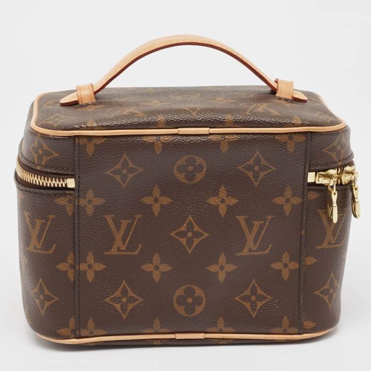 Pre Owned Louis Vuitton Monogram Canvas Nice Mini Vanity Case