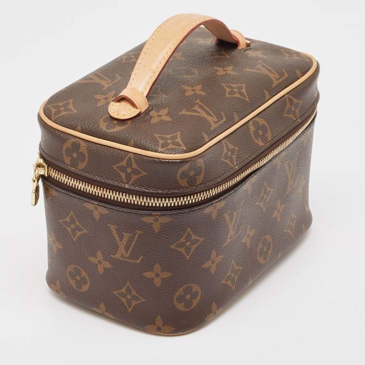 Pre Owned Louis Vuitton Monogram Canvas Nice Mini Vanity Case