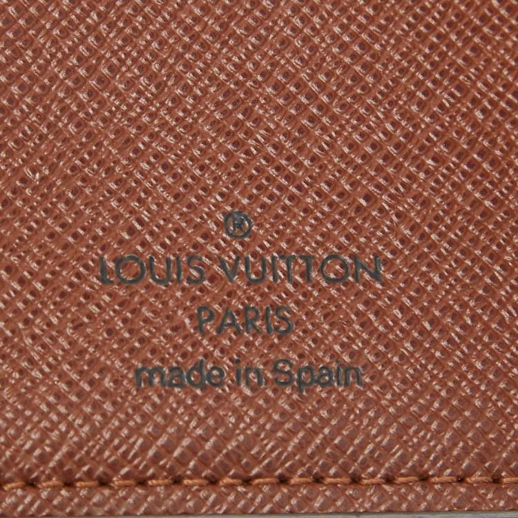 Pre Owned Louis Vuitton Monogram Canvas Small Ring Agenda Cover