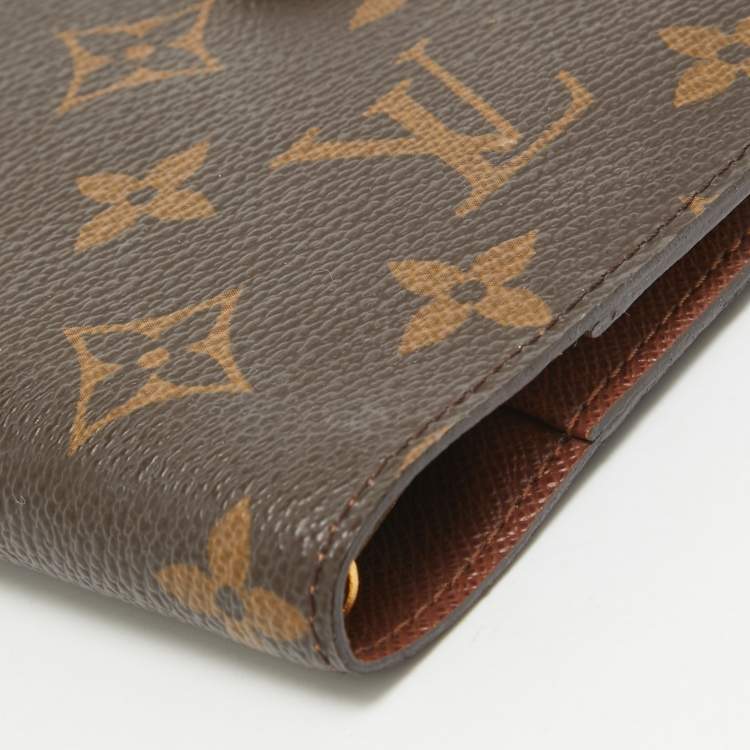 Pre Owned Louis Vuitton Monogram Canvas Small Ring Agenda Cover