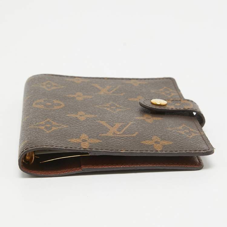 Pre Owned Louis Vuitton Monogram Canvas Small Ring Agenda Cover