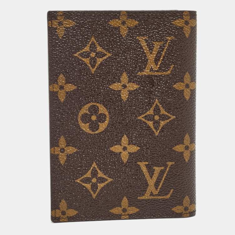 Pre Owned Louis Vuitton Monogram Canvas Passport Cover
