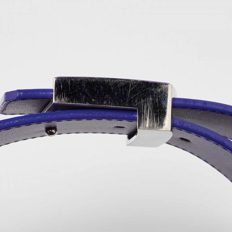 Pre Owned Louis Vuitton Figue Epi Leather LV Initiales Belt 85CM
