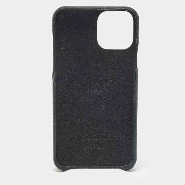 Pre Owned Louis Vuitton Monogram Eclipse Canvas and Leather iPhone 11Pro Bumper Case
