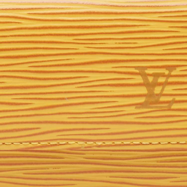 Pre Owned Louis Vuitton Tassil Yellow Epi Leather 6 Key Holder