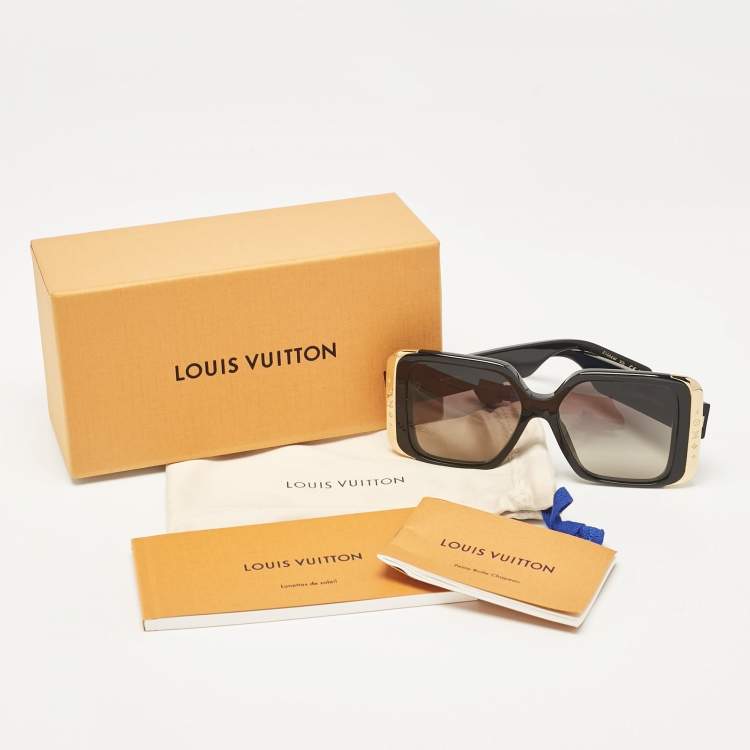 Pre Owned Louis Vuitton Black Gradient LV Moon Square Sunglasses