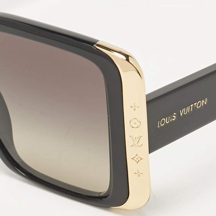 Pre Owned Louis Vuitton Black Gradient LV Moon Square Sunglasses